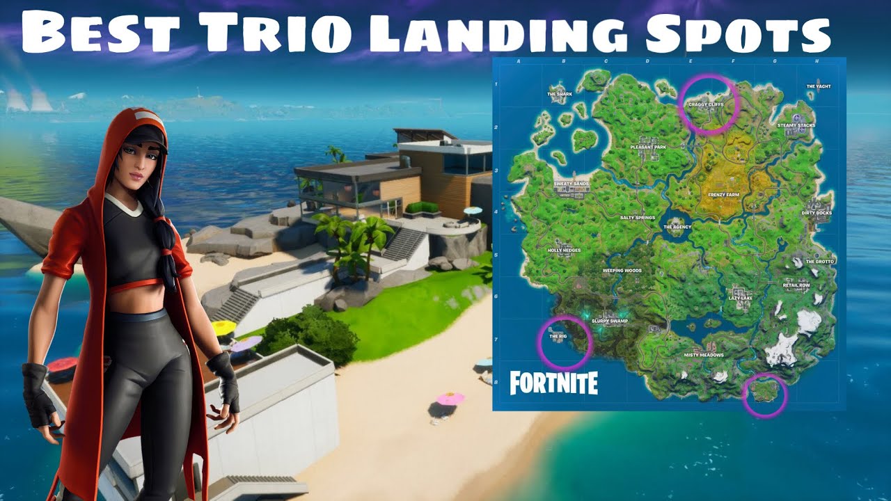 3 Best Landing Spots For Arena/Tournament Trios! (Fortnite Season 3) YouTube