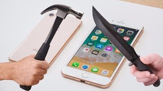 Iphone X Hammer & Knife Scratch Test