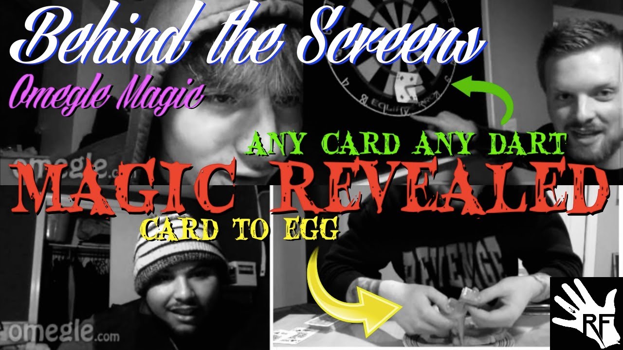 CARD TO EGG/ANY CARD ANY DART REVEALED! (Amazing Omegle Magic EXPOSED) | Behind the Screens EP.02