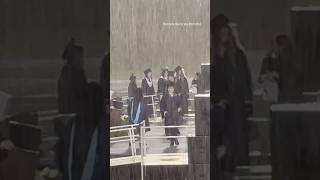 High school graduates have a rain soaked ceremony  #trump #donaldtrump #whitehouse