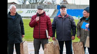 Привітання ветеранів Кристала з нагоди 60-річчя клубу