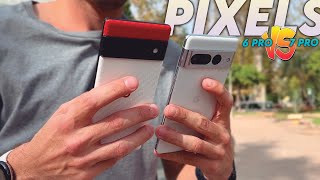 Los MEJORES ANDROID CARA a CARA: Google PIXEL 7 PRO vs PIXEL 6 PRO