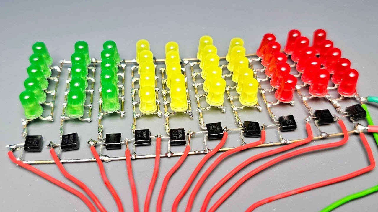 Светодиодные бегущие огоньки, реагирующие на ритм!