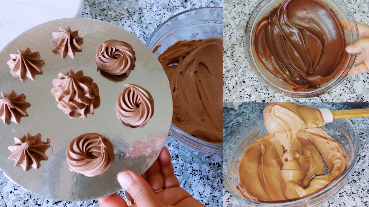 روسات ڨناش مونتي اقتصادي بدون كريمة سائلة  Ganache économique sans crème liquide