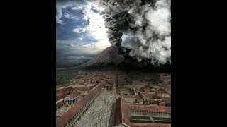 *IMPRESSIVE SHOW* Pompeii volcano eruption