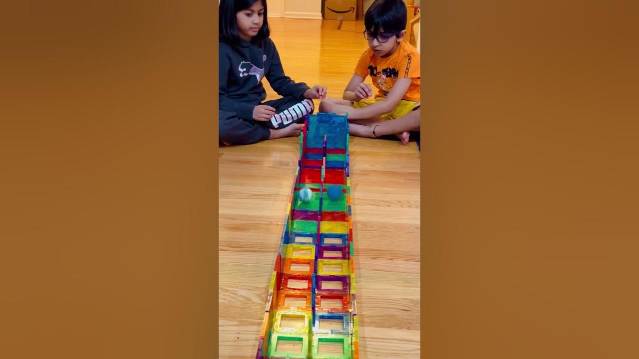ball-run-with-magnetic-tiles-diy-magnetic-tiles-games-magnetictiles