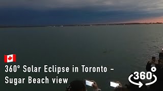 360 Solar Eclipse Public Watch Party at Sugar Beach, Toronto🇨🇦