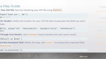 How to Remove an Element from an Array in PHP for CSV Creation