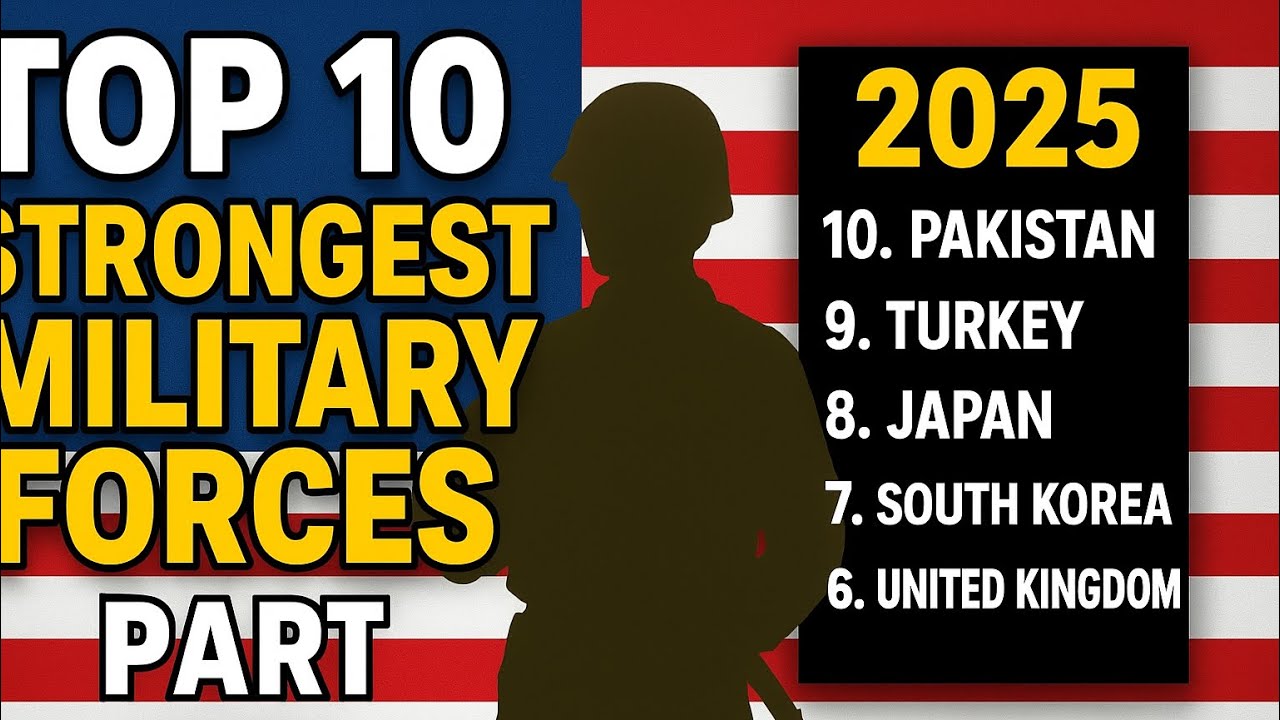 Top 10 Strongest Military Forces in the World 2025 | Part 1 (10 to 6 ...