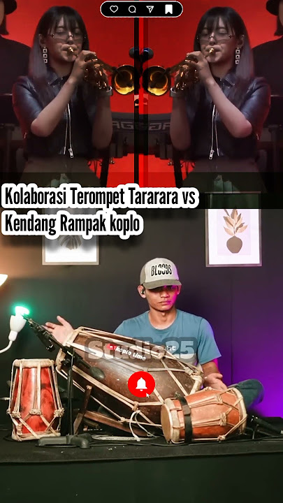 Kolaborasi Terompet Tararara & Kendang Rampak Koplo MANTAP‼️#short #musik #koplo #studio25