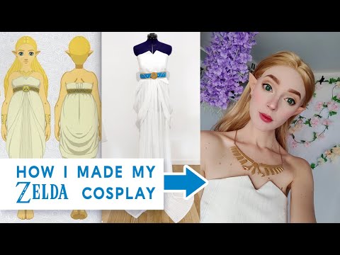 [Making of] ZELDA Breath of the Wild - Robe blanche de prêtresse/ White ...
