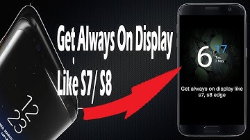 || No Root || How To Get Always On Display Like Galaxy S7/S8 edge for free