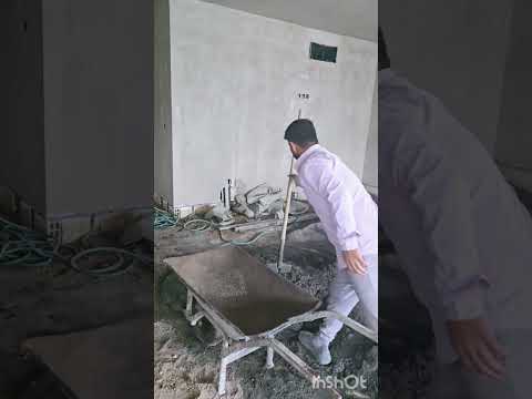 دوغاب سازی دستی   بتن آموزش  