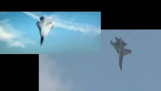 Top Gun 2 Maverick Sergey Bogdan&#39;s &quot;Cobra Spin&quot; maneuver  Su-57 CGI vs Su-35 in real