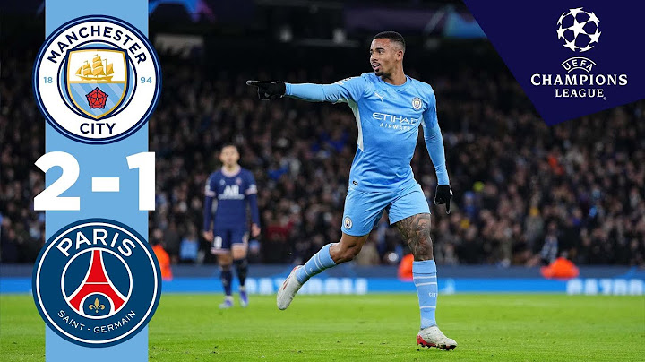 Man City Highlights | City 2-1 PSG | Manchester City into the last 16 of the Champions League!