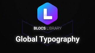 Adjusting the Global Typography in Minimalist Library for Blocs