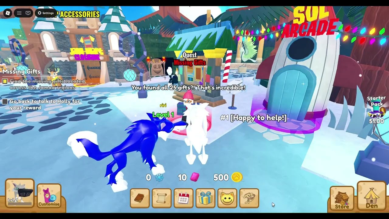 Animal Jam In Roblox Present Quest And More YouTube 