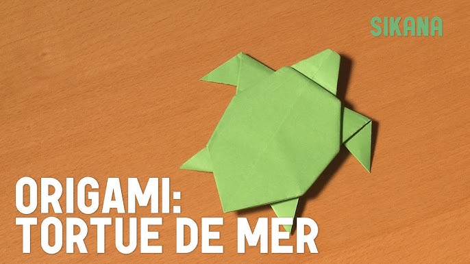 tutoriel de schéma d'origami de tortue modèle mobile. origami pour les  enfants. étape par étape comment faire une jolie tortue en origami.  illustration vectorielle. 12855596 Art vectoriel chez Vecteezy