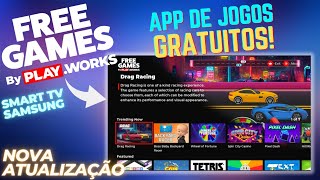 APP FREE GAMES na SMART TV SAMSUNG foi ATUALIZADO | CONFIRA as NOVIDADES! JOGOS 100% GRATUITOS! screenshot 1
