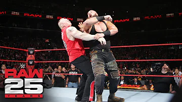 Braun Strowman, Brock Lesnar and Kane collide before the Royal Rumble event: Raw 25, Jan. 22, 2018