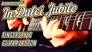 In Dulci Jubilo // Guitar Cover and How to play it! // Mike Oldfield version.