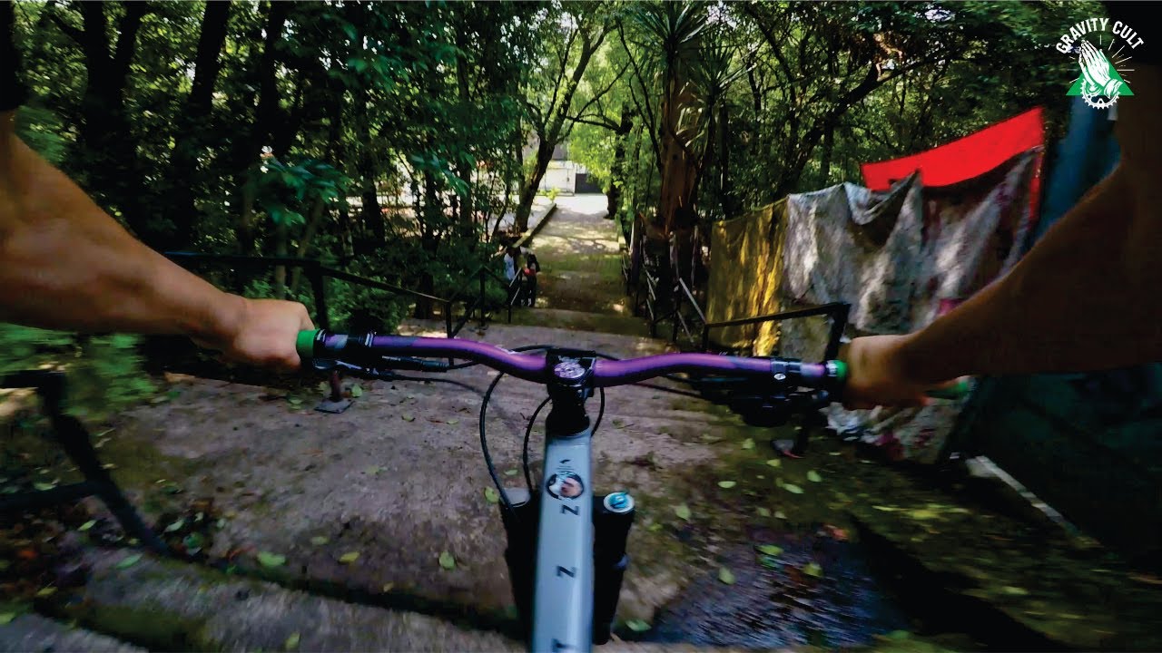 Urban downhill Cube Fritzz + fox float test