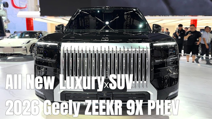 All New Luxury SUV 2026 Geely ZEEKR 9X PHEV Walkaround—Shanghai Auto Show 2025 | 4K
