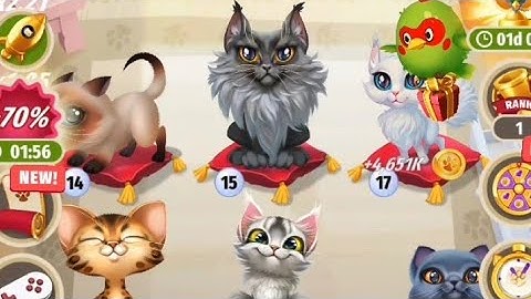 Catopedia Merge my Cat Level18 #mobilegameplay 