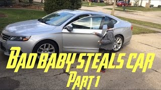 BAD BOY DRIVING DADS CAR TO TARGET!!