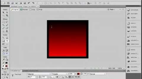 How to make a logo on Adobe Fireworks CS4