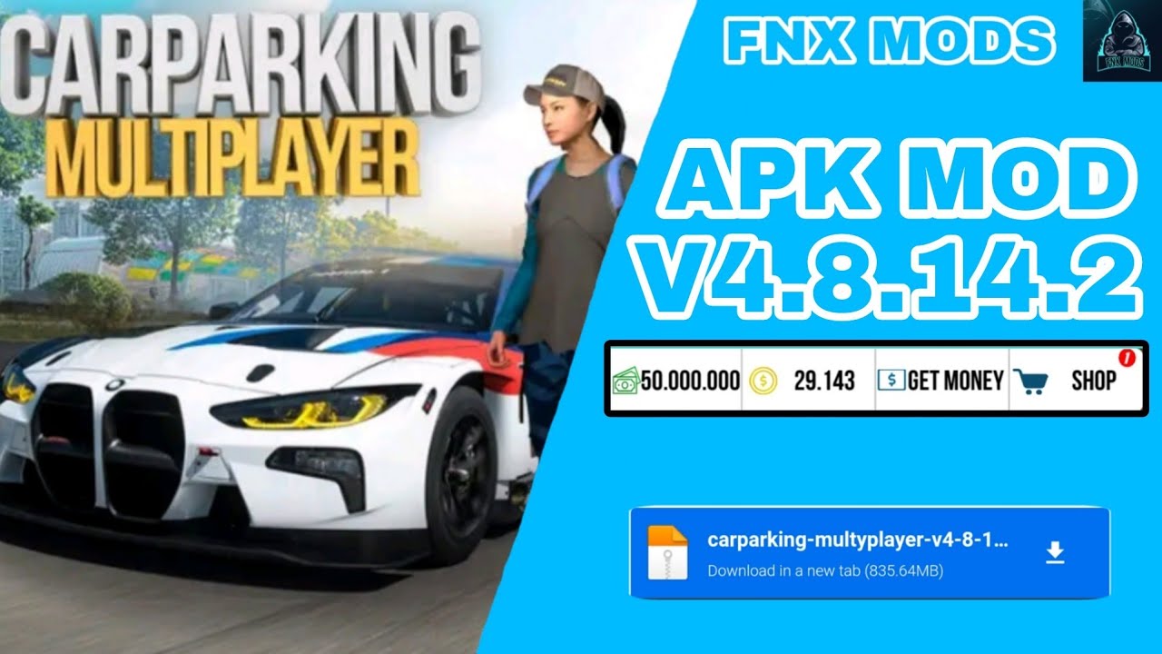 CAR PARKING MULTIPLAYER APK MOD DINHEIRO INFINITO VERSÃO 4.8.14.8  ATUALIZADO 2023 