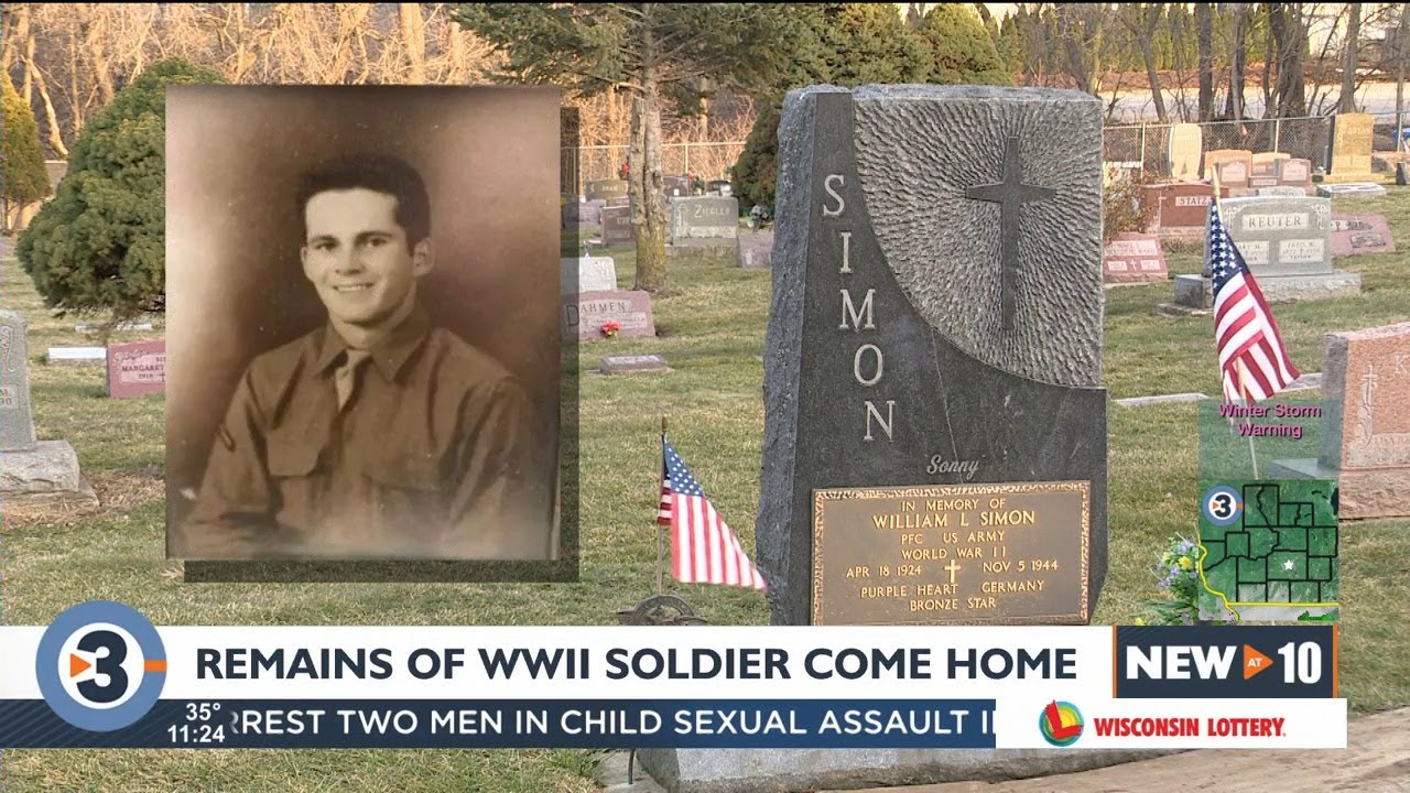Never Remains of World War II veteran return home after
