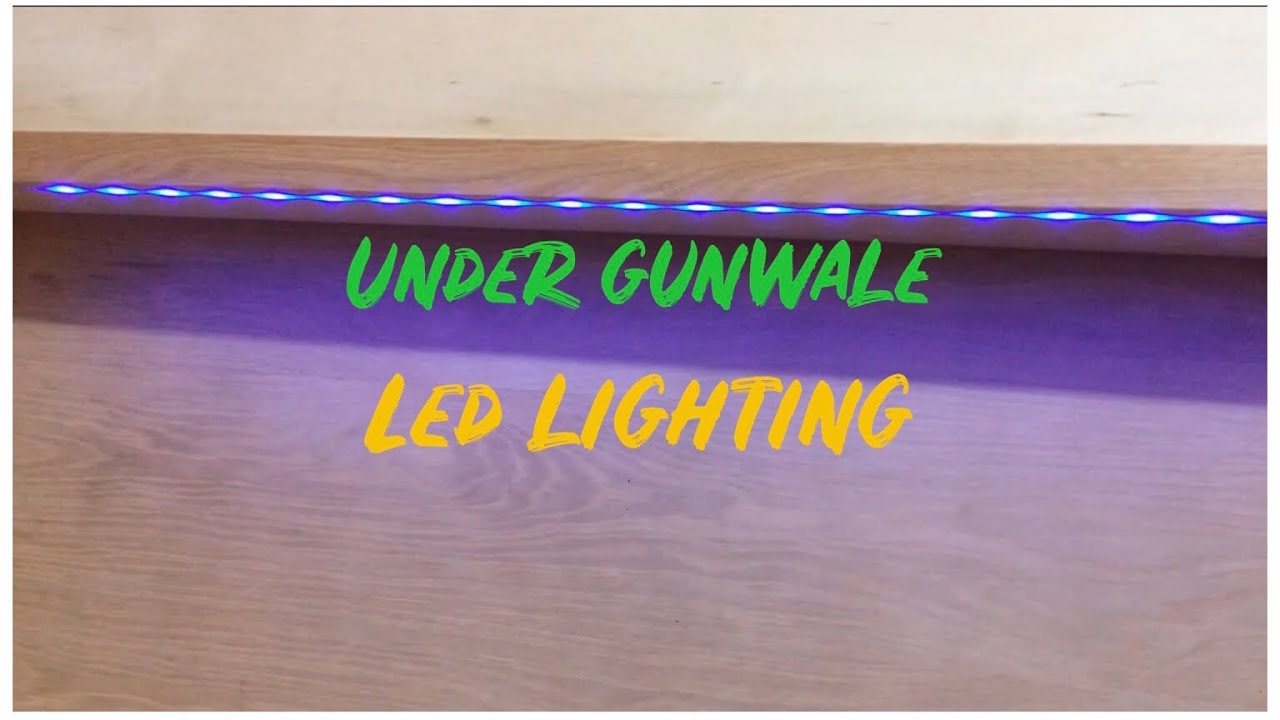 10 Narrowboat under gunwale led mood lighting YouTube