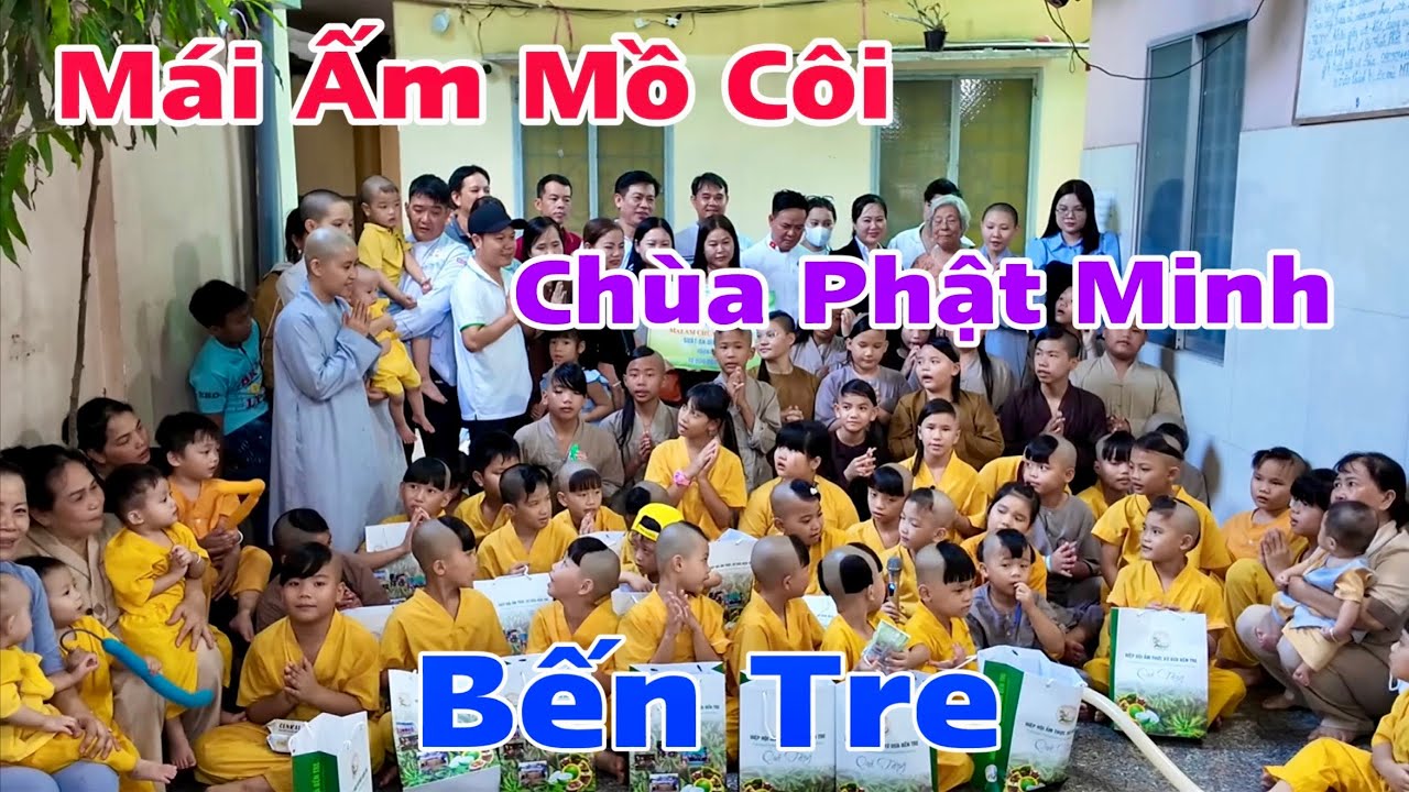 77 детей-сирот воспитываются в приюте храма Фат Минь в Бен Че | Khuong Nhut Minh