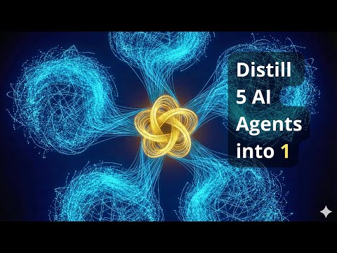 Randell Shelton - Physics Digest, www.randellshelton.com, Discover AI, Distill 5 AI Agents into ONE (w/ CODE)