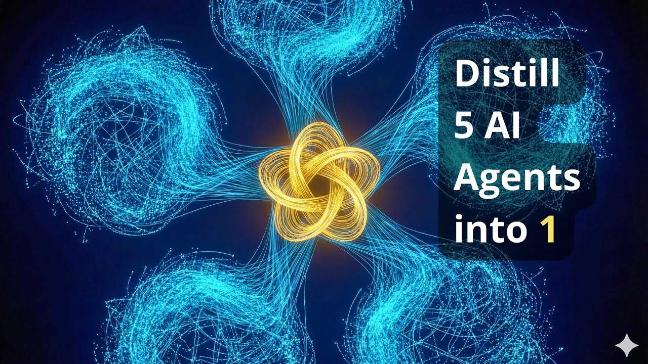 Distill 5 AI Agents into ONE (w/ CODE)