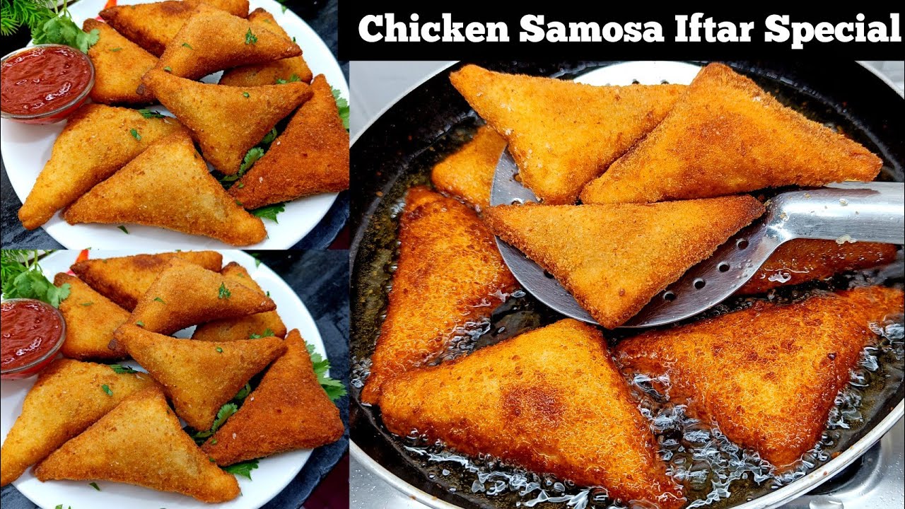 Chicken Samosa Recipe (Ramzan Special) | Crispy Chicken Bread Samosa | Iftar Special Chicken Snacks 