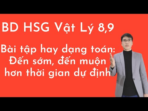 Video Bồi Dưỡng HSG Vật Lý 8,9 | Chuyển Động Cơ Học | Dạng... - youtube