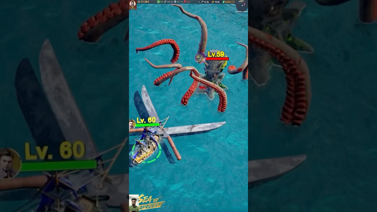 Sea of Conquest: Scissor Ship vs Kraken