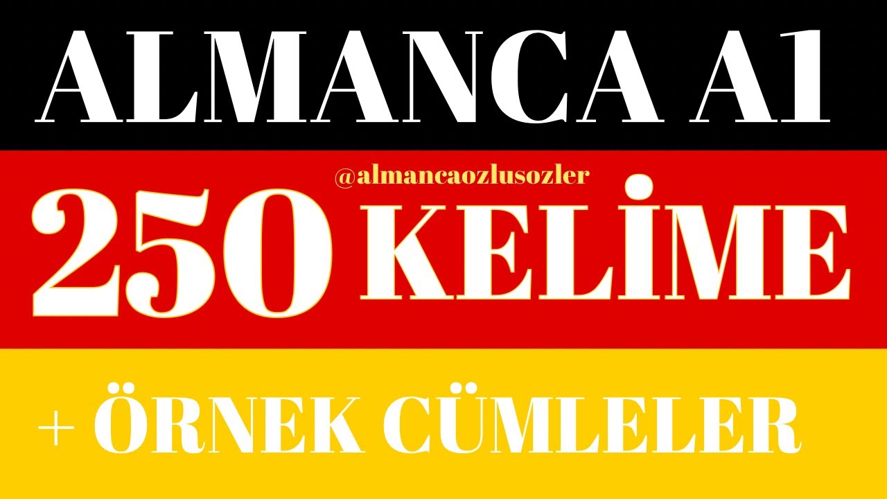 Goethe A1 Kelime Listesi