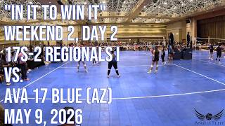 Angels Elite 17s-2 Regionals I vs. AVA 17 Blue (AZ) | Weekend 2, Day #2 | Game #2