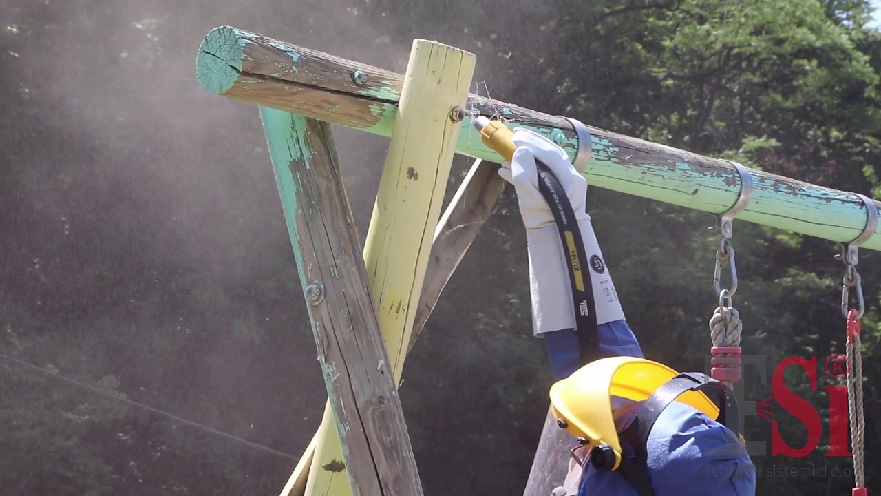 Peskanje gugalnice -  Tehnični sistemi d.o.o.