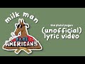 Lyrics rare americans  milk man