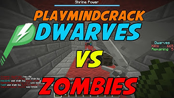 Dwarves vs Zombies - PlayMindcrack Server - Super Creeper! Iron Golems and more - Episode 1