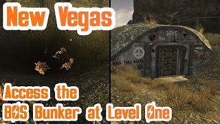 Accessing the Brotherhood of Steel Bunker at Level One | Fallout: New Vegas