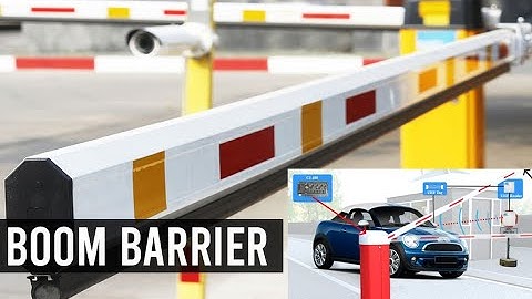 How does a Boom barrier work?| Installation of Boom barrier