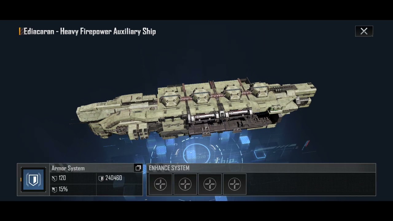 Ediacaran Heavy firepower auxiliary ship  INFINITE LAGRANGE