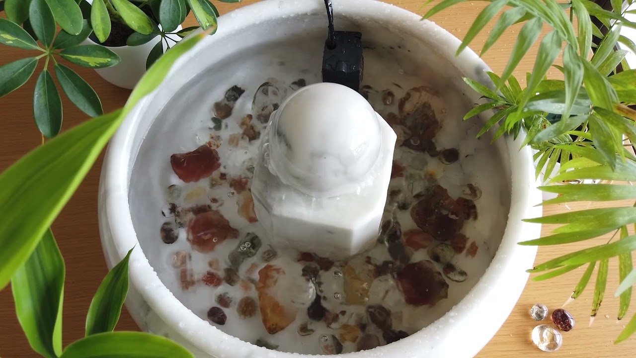 動水で財運アップ】天然大理石の風水噴水（ファウンテン）とガーデン