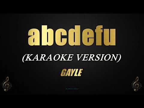 Video thumbnail for abcdefu - GAYLE