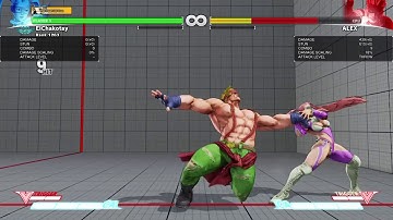 SFV R.Mika One Mix-Up Stun On Alex And Zangief